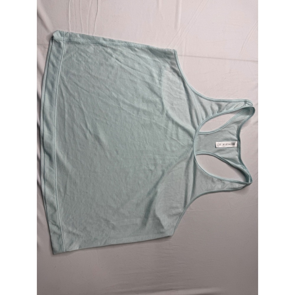 Athleta Womens Racerback Tank Top Mint‎ Green Heathered Activewear XS